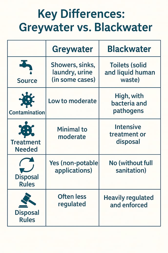 Black and Grey Water