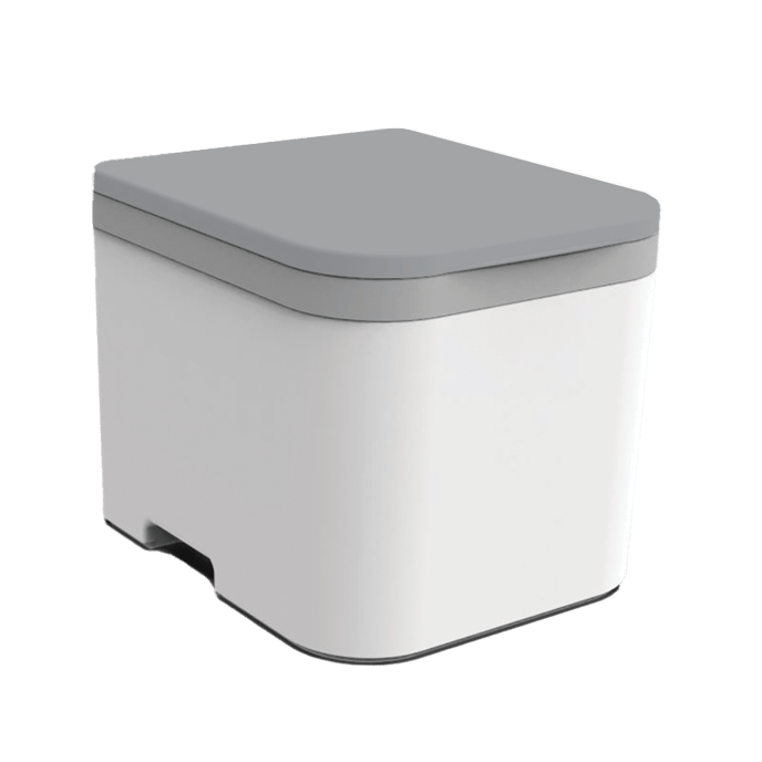 Front View-Grey Lid